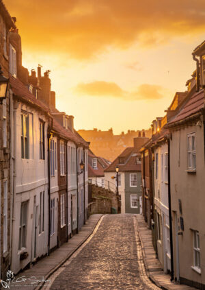 Henrietta St Whitby Sunset