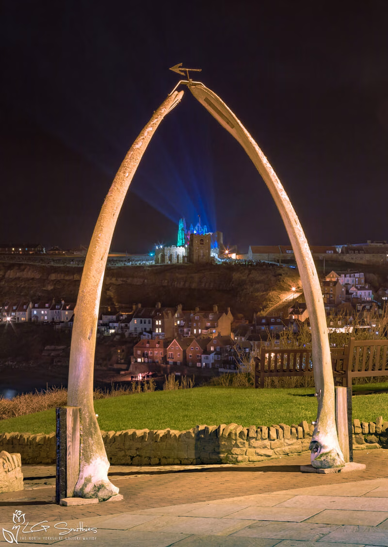 Illuminated Abbey Through The Whalebones Illuminated Abbey Through The Whalebones