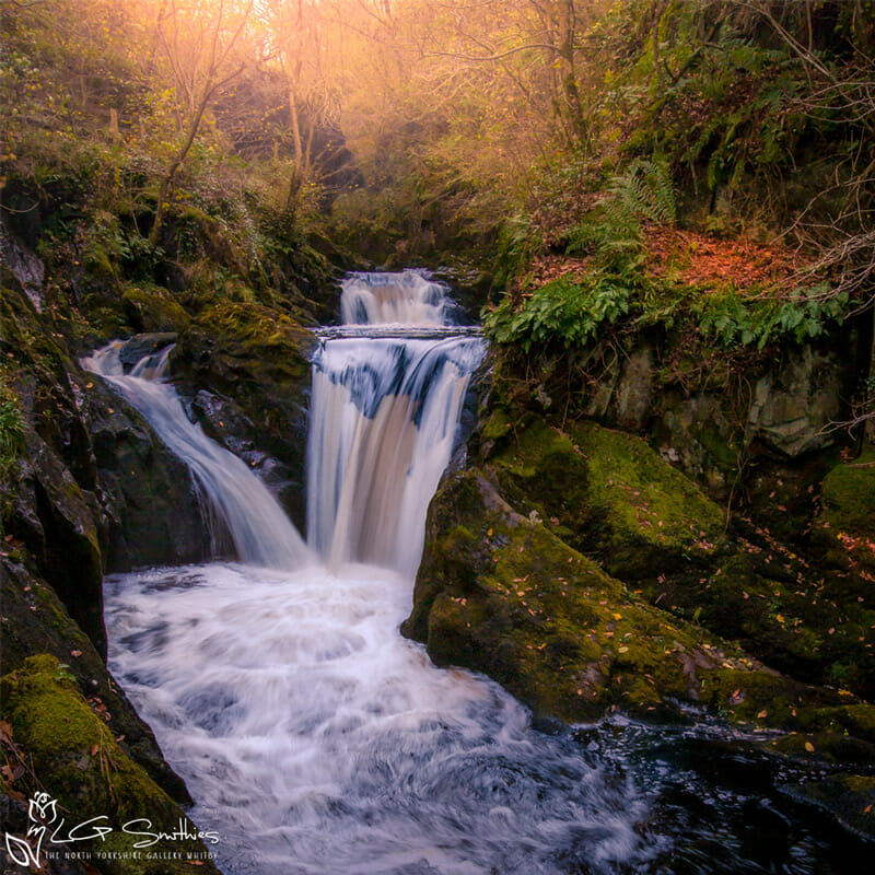 Ingleton Waterfall Pecca Twins Photo Slate 1 Ingleton Waterfall Pecca Twins Photo Slate