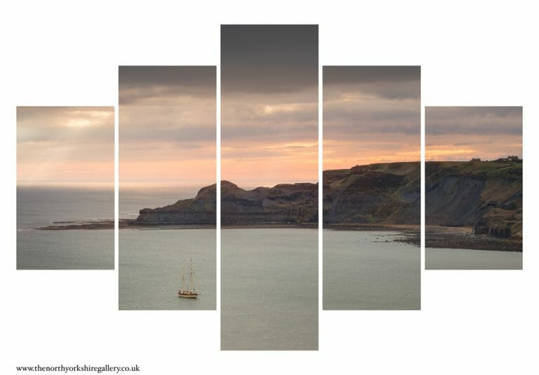 Kettleness From Runswick 5PCS Wall Art