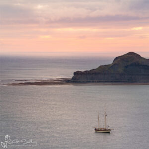 Kettleness Point From Runswick Bay Mini Foam Board Print