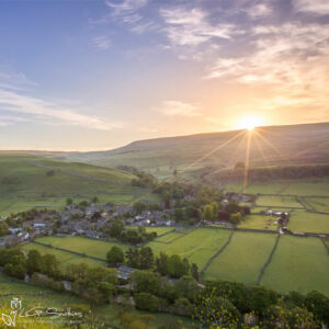 Kettlewell Sunrise Photo Slate