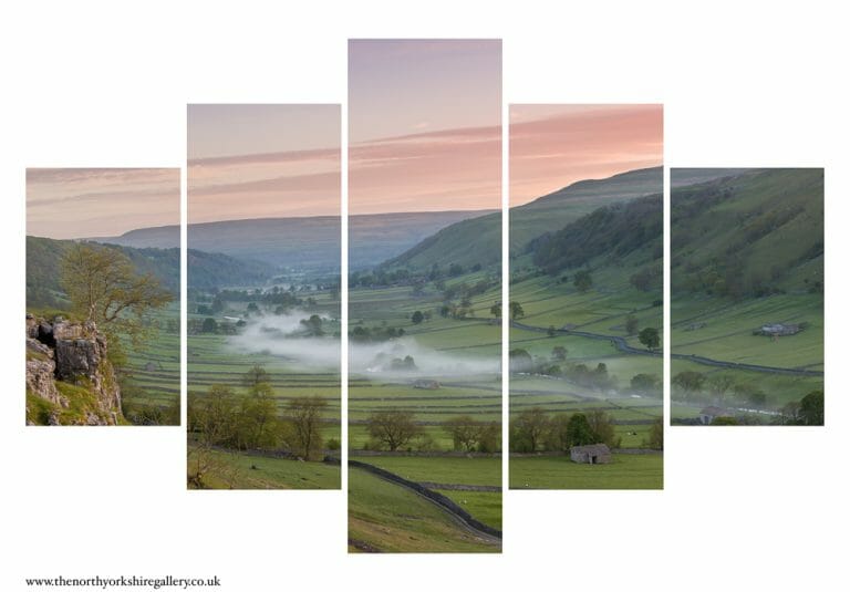Kettlewell To Starbotton 5PCS Wall Art