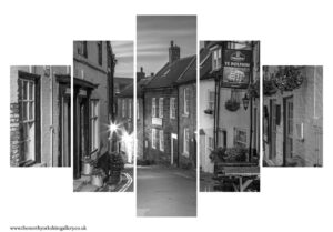 King St Robin Hood's Bay 5PCS Wall Art