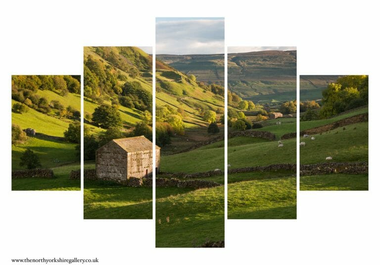 Kisdon Hill Swaledale 5PCS Wall Art