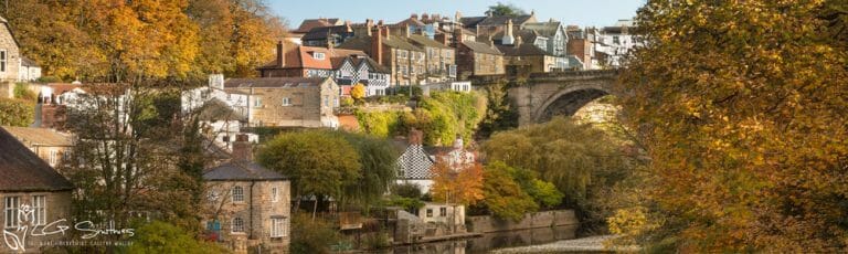 Knaresborough Autumn Slim Panoramic