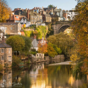 Knaresborough Autumn Photo Slate