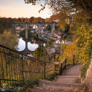 Knaresborough Steps To The Castle Photo Slate