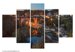 Knaresborough Viaduct From The Castle 5PCS Wall Art