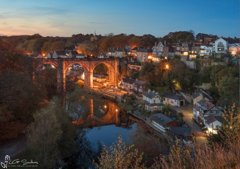 Knaresborough Viaduct From The Castle