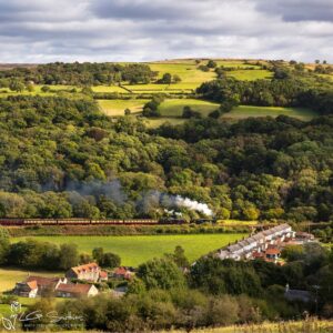 LMS 5428 Black 5 Eric Treacy Heading To Goathland From Grosmont Photo Slate
