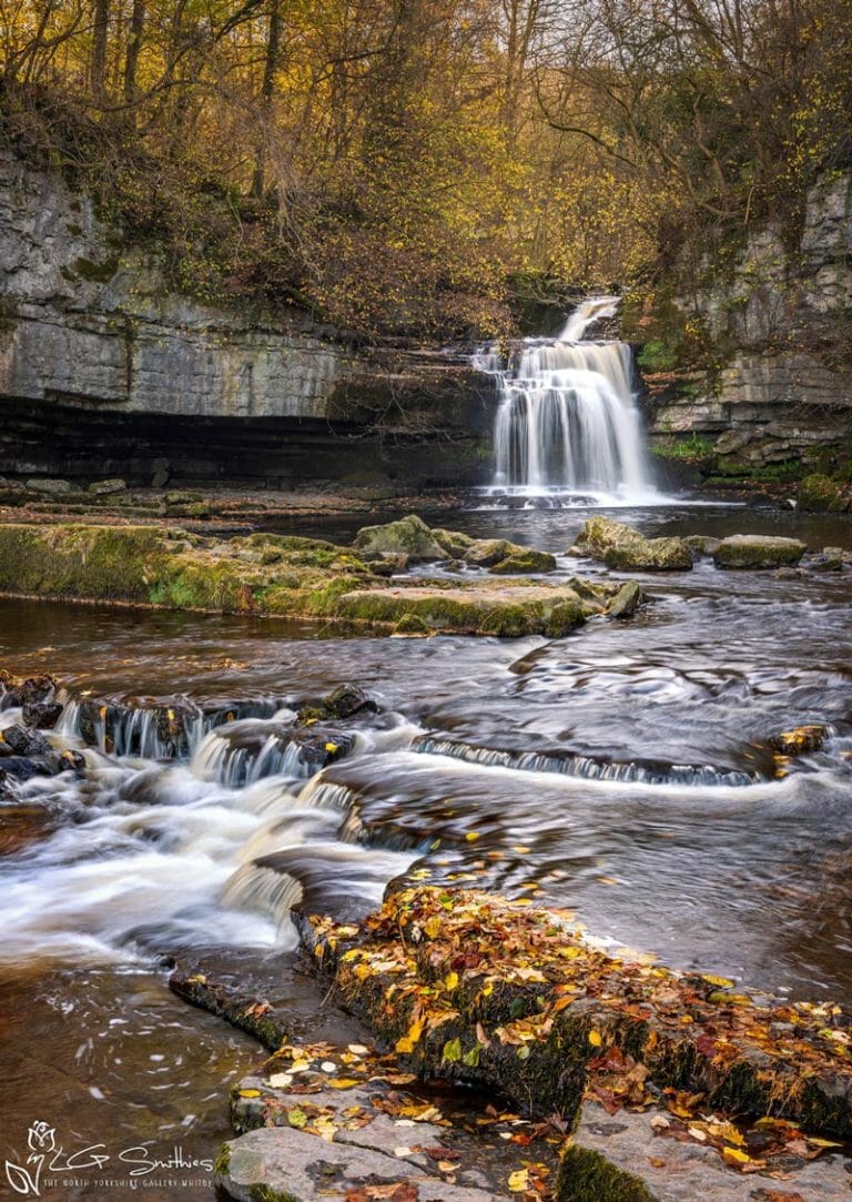Late Autumn At Cauldron Falls West Burton