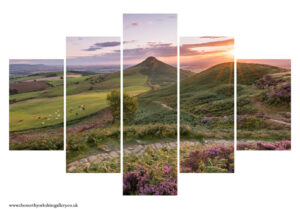 Little Roseberry And Roseberry Topping 5PCS Wall Art