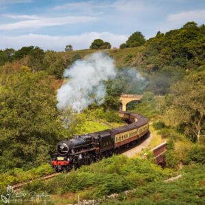 London Midlands Scottish Railways 5428 At Darnholme On The North York Moors Railway Photo Slate