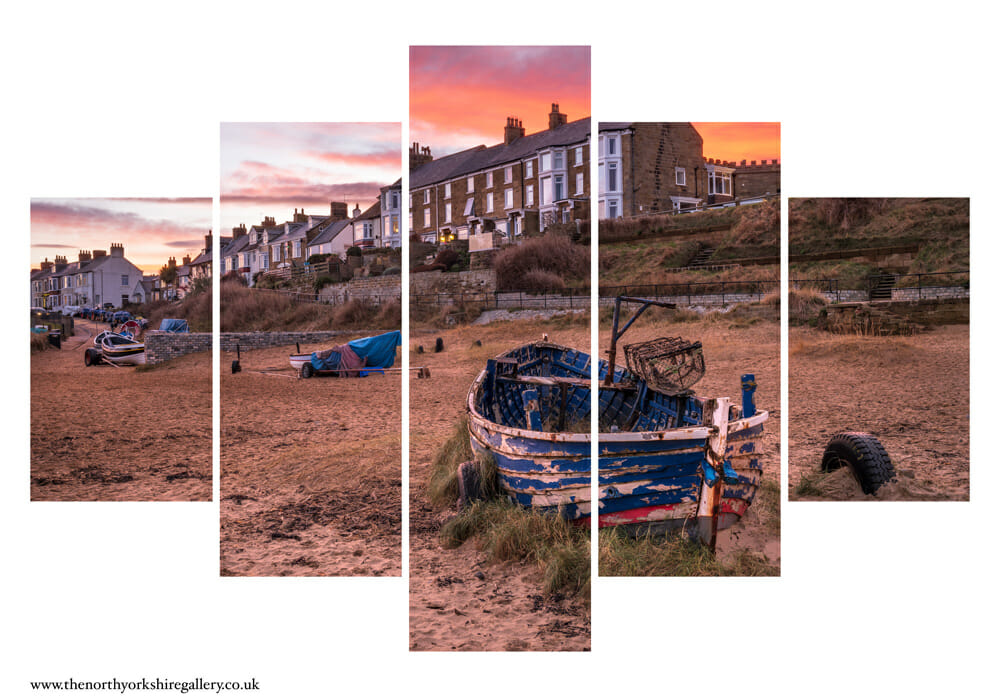 Marske Sunset 5PCS Wall Art 1 Marske Sunset 5PCS Wall Art