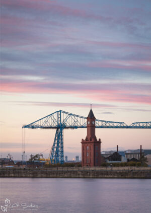 Middlesbrough Dock Clock Tower And Transporter Bridge