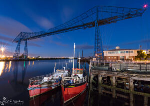 Middlesbrough's Transporter Bridge At Night