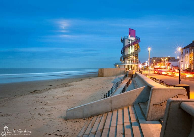 Moonrise At Redcar