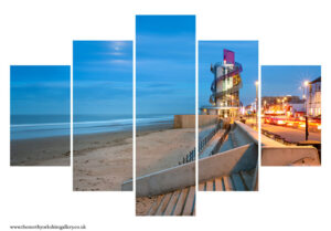 Moonrise At Redcar 5PCS Wall Art