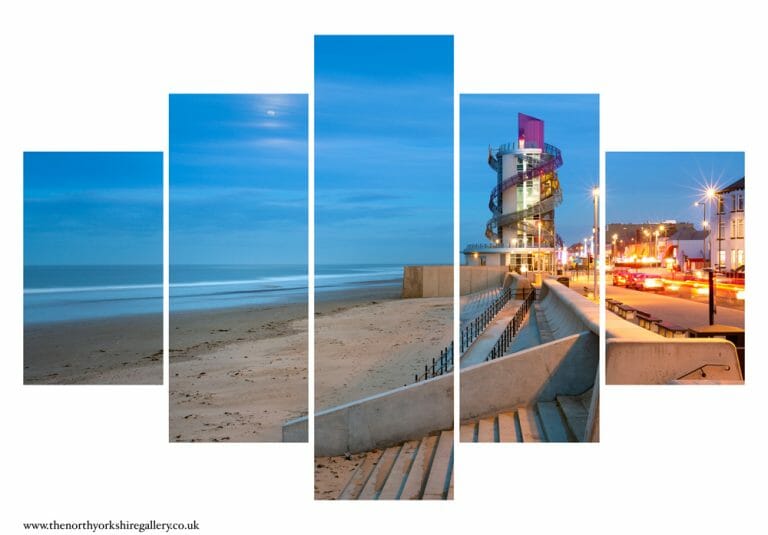 Moonrise At Redcar 5PCS Wall Art