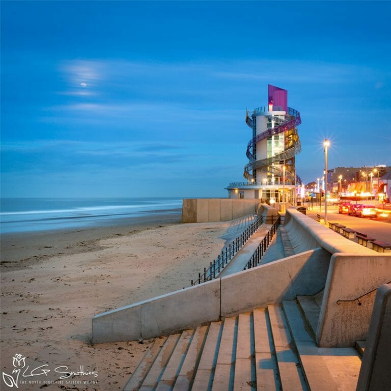 Moonrise At Redcar Mini Foam Board Print