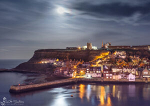 Moonrise Over Tate Hill Whitby