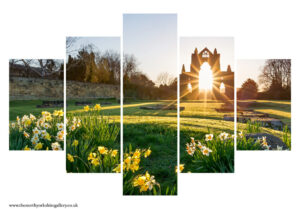 Morning At Guisborough Priory 5PCS Wall Art