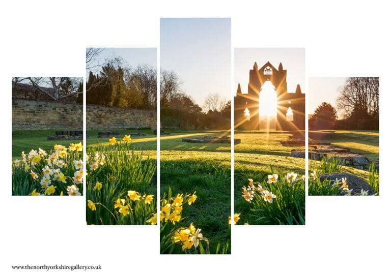 Morning At Guisborough Priory 5PCS Wall Art