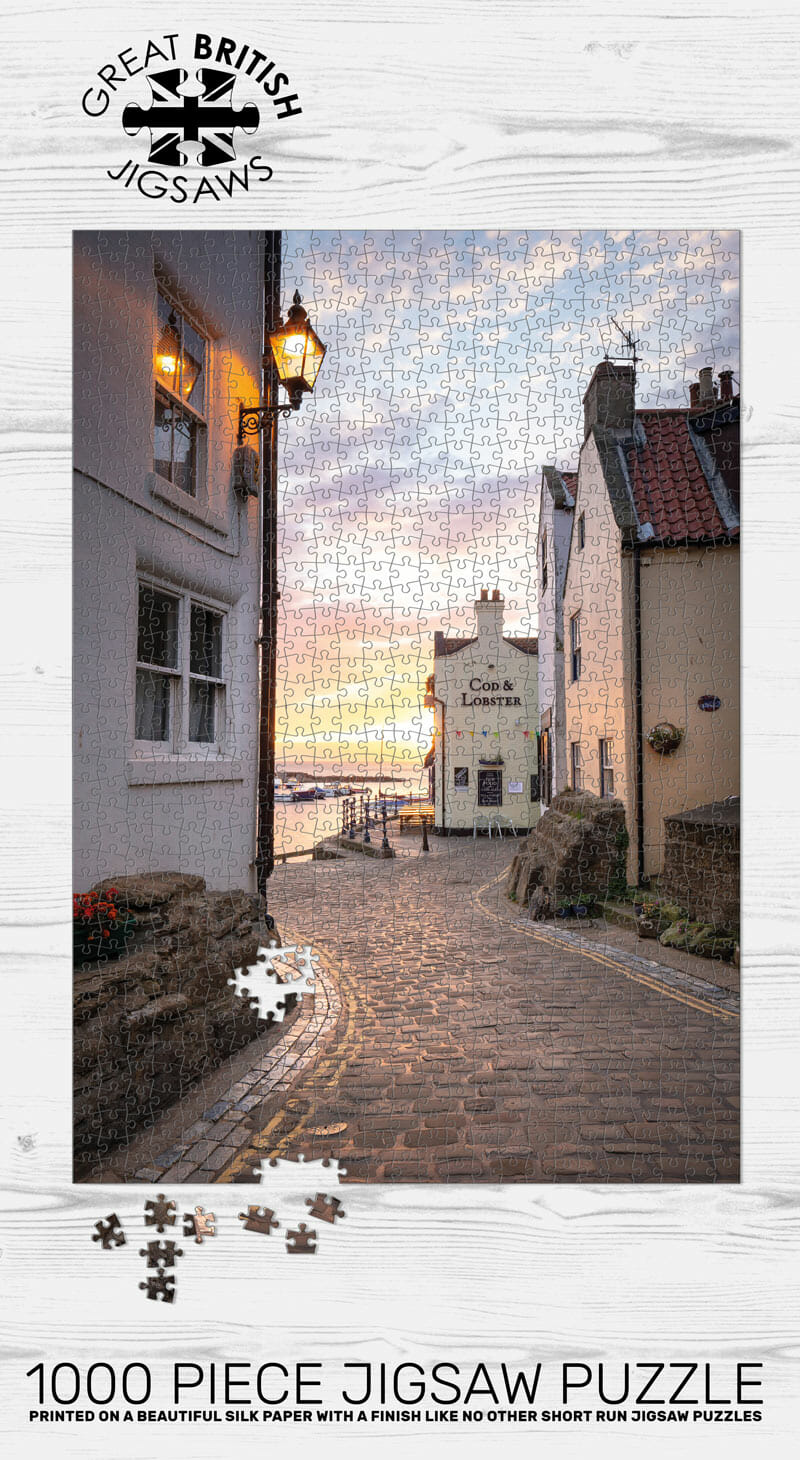 The Cod And Lobster Staithes 1000 Piece Jigsaw The Cod And Lobster Staithes 1000 Piece Jigsaw
