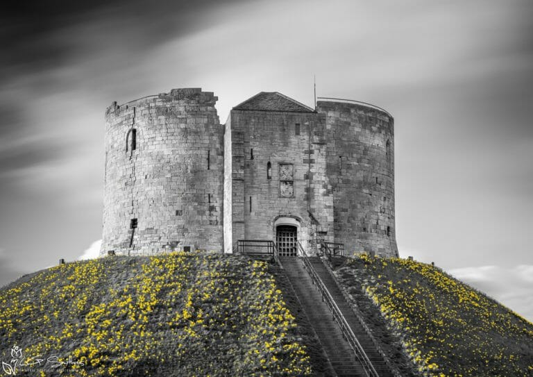 Passing Time Clifford's Tower York Colour Splash