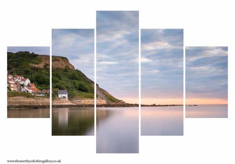 Peaceful Runswick Bay 5PCS Wall Art