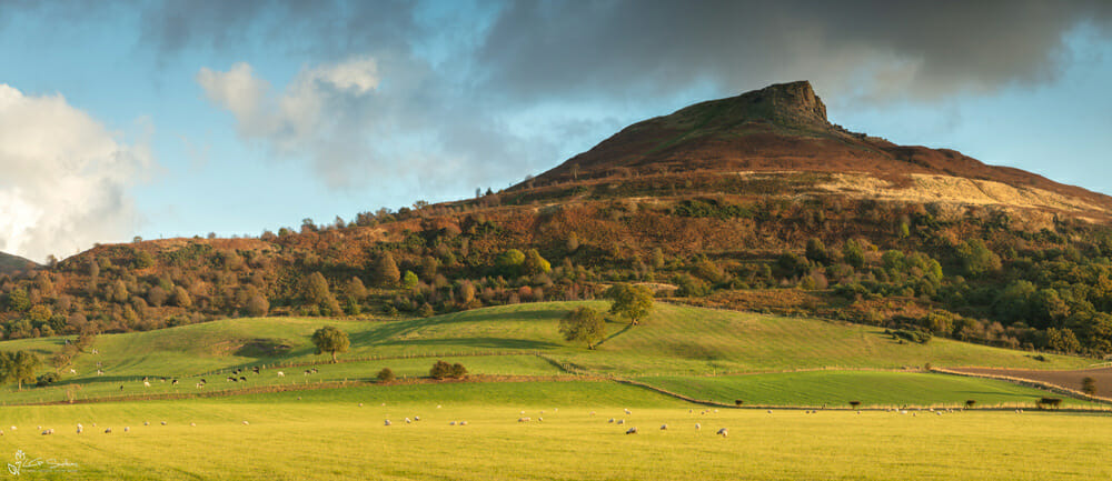 Peaceful Evening At Roseberry Topping Panoramic 1 Peaceful Evening At Roseberry Topping Panoramic