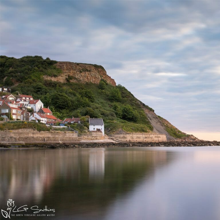 Peaceful Runswick Bay Mini Foam Board Print