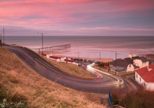 Pink Sunset From Saltburn Bank