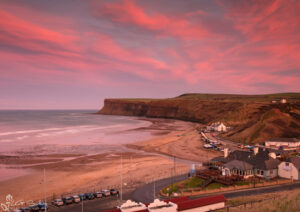 Pink Sunset Over Huntcliff