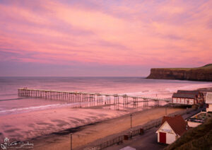 Purple Sky At Saltburn