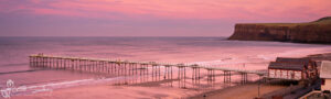 Purple Sky At Saltburn Slim Panoramic