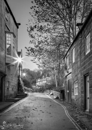 Robin Hood's Bay Black and White