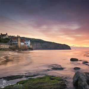 Robin Hood's Bay Sunrise Photo Slate