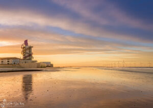 Redcar Pier And Beach Sunset