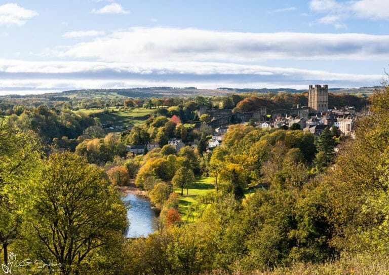 Richmond Castle On An Autumn Afternoon