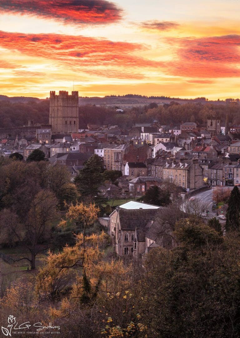 Richmond North Yorkshire Sunset