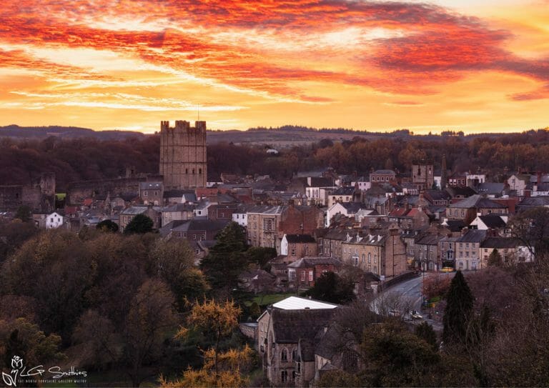 Richmond Yorkshire Sunset