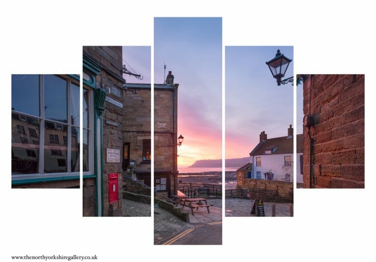 Robin Hoods Bay King Street 5PCS Wall Art