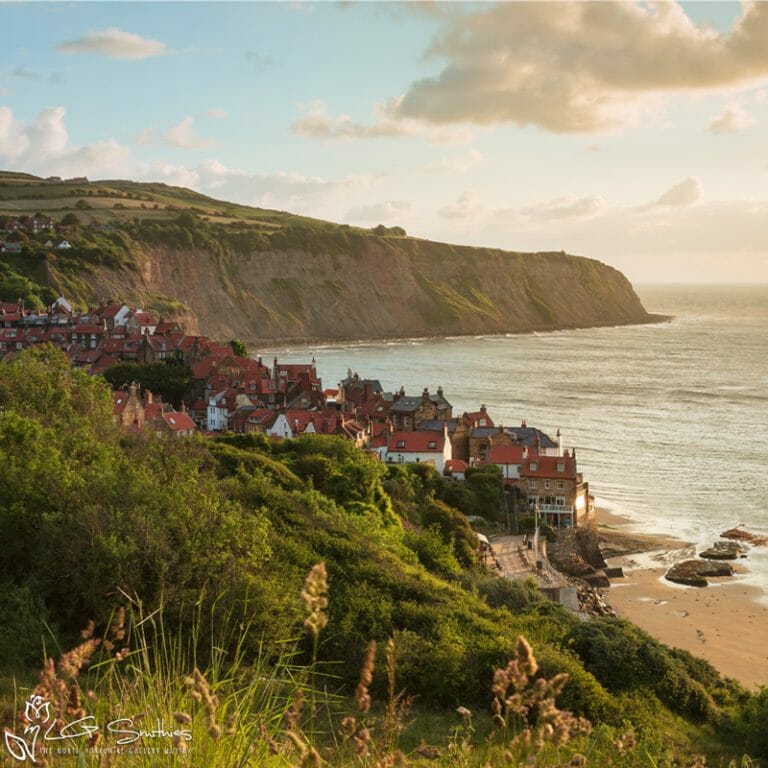 Robin Hood's Bay On A Beautiful Summers Morning Mini Foam Board Print