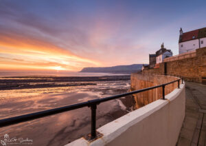 Robin Hood's Bay Sunrise From The Sea Wall