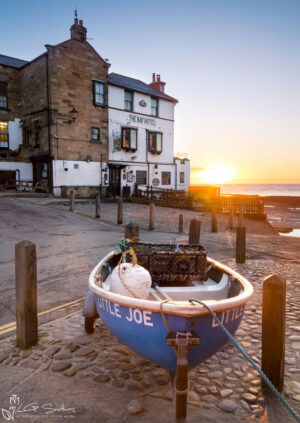 Robin Hood's Bay Sunrise At The Bay Hotel