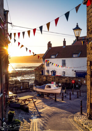 Robin Hood's Bay Sunrise From The Cottages