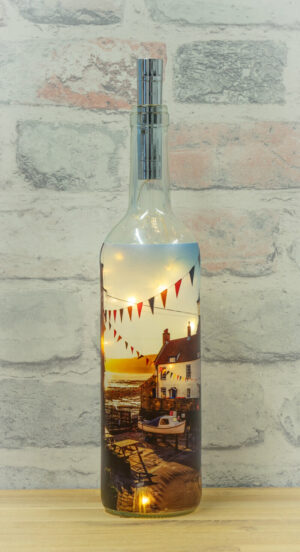 Robin Hoods Bay Sunrise From The Cottages Light Up Bottle