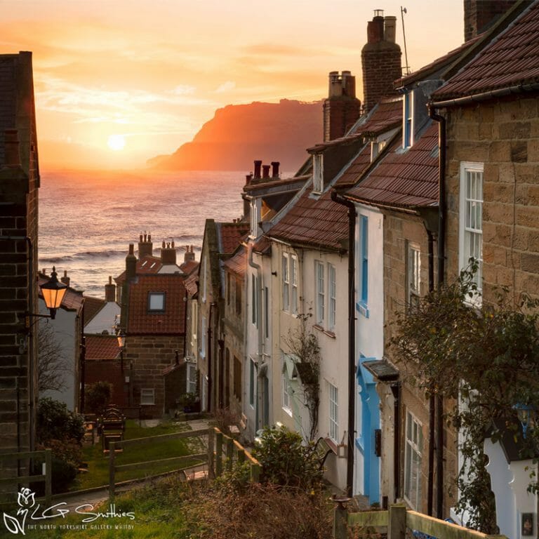 Robin Hood's Bay Morning Mini Foam Board Print